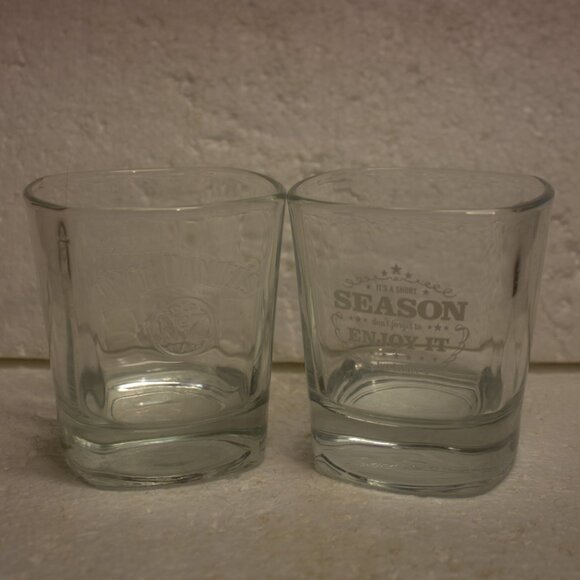 Two Jack Daniel Low Ball 8 Ounce Glasses - Picture 1 of 6